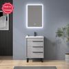 24 inch grey countertop Bathroom Vanity