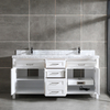 72 inch white corner Bathroom Vanity
