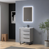 24 inch grey countertop Bathroom Vanity