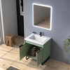 30 inch green floor mounted Bathroom Vanity