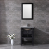 24 inch espresso corner Bathroom Vanity
