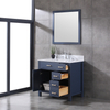 36 inch blue countertop Bathroom Vanity