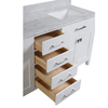 72 inch white corner Bathroom Vanity