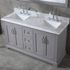 60 inch gray floor mounted Bathroom Vanity
