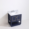 30 inch blue corner Bathroom Vanity