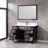 48 inch navy blue free standing Bathroom Vanity