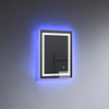 Anti-fog 24inch wall mounted LED mirror for bathroom