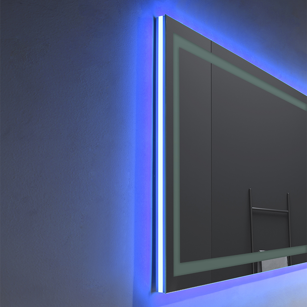 Anti-fog 24inch wall mounted LED mirror for bathroom