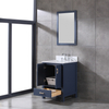 small 24 inch navy blue Bathroom Vanity
