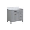 small 36 inch gray Bathroom Vanity