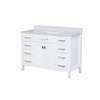 48 inch small white Bathroom Vanity
