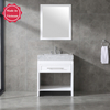 30 inch white color free standing bathroom decor Bathroom Vanity