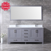 72 inch grey floor mounted Bathroom Vanity