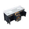 72 inch navy blue free standing Bathroom Vanity