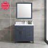 36 inch blue floor mounted Bathroom Vanity
