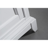 traditional white floor mounted Bathroom Vanity