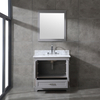 36 inch grey single sink free standing Bathroom Vanity