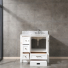 36 inch antique white Bathroom Vanity for corner
