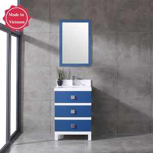 24 inch blue small free standing Bathroom Vanity