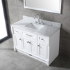 48 inch vintage white Bathroom Vanity for floor