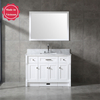 48 inch vintage white Bathroom Vanity for floor