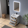 24 inch grey countertop Bathroom Vanity