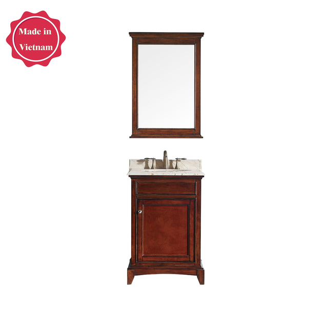 24 inch mahogany floor mounted Bathroom Vanity