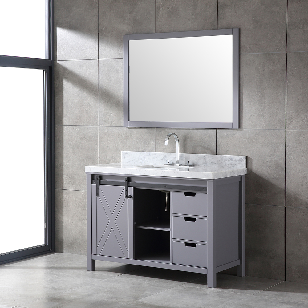 48 inch modern grey Bathroom Vanity