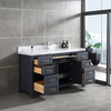 60 inch navy blue free standing Bathroom Vanity