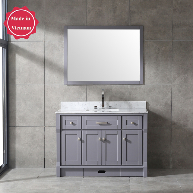 48 inch small grey Bathroom Vanity