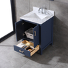 small 24 inch navy blue Bathroom Vanity