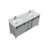 antique 72 inch grey Bathroom Vanity
