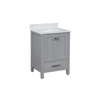 modern 24 inch gray Bathroom Vanity