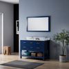 48 inch navy blue countertop Bathroom Vanity