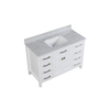 48 inch small white Bathroom Vanity