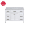 48 inch small white Bathroom Vanity