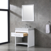 30 inch white color free standing bathroom decor Bathroom Vanity