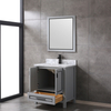 30 inch modern gray Bathroom Vanity