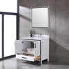 36 inch traditional corner Bathroom Vanity
