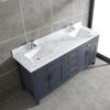 72 inch blue floor mounted Bathroom Vanity