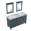 60 inch antique blue countertop Bathroom Vanity