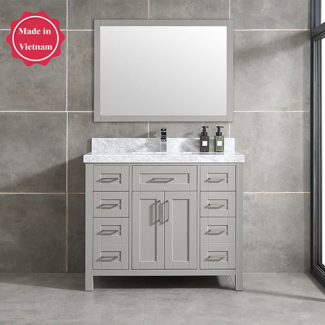 42inch grey floor mounted Bathroom Vanity