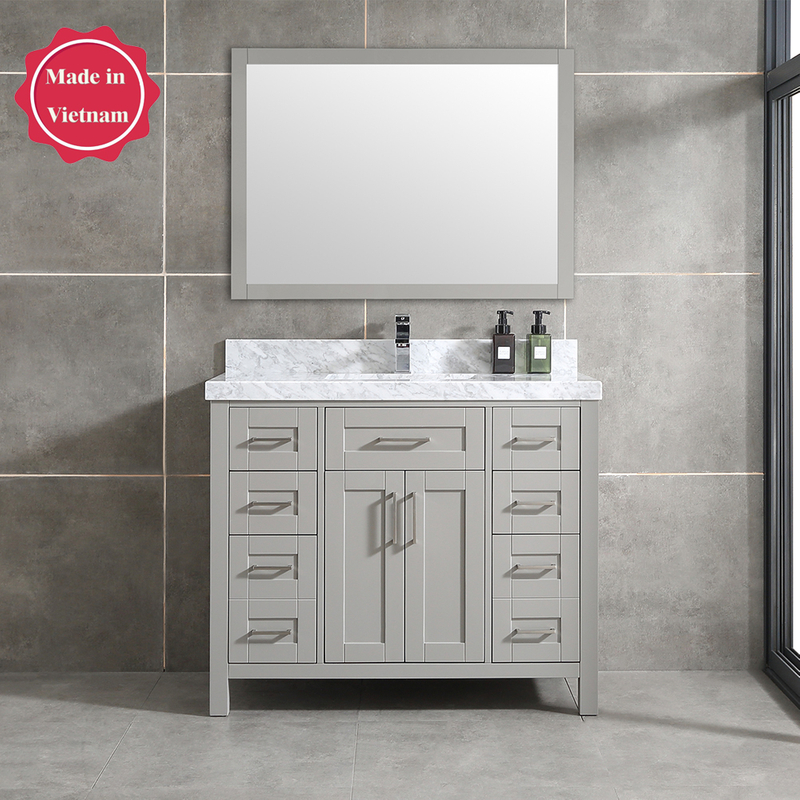 42inch grey floor mounted Bathroom Vanity