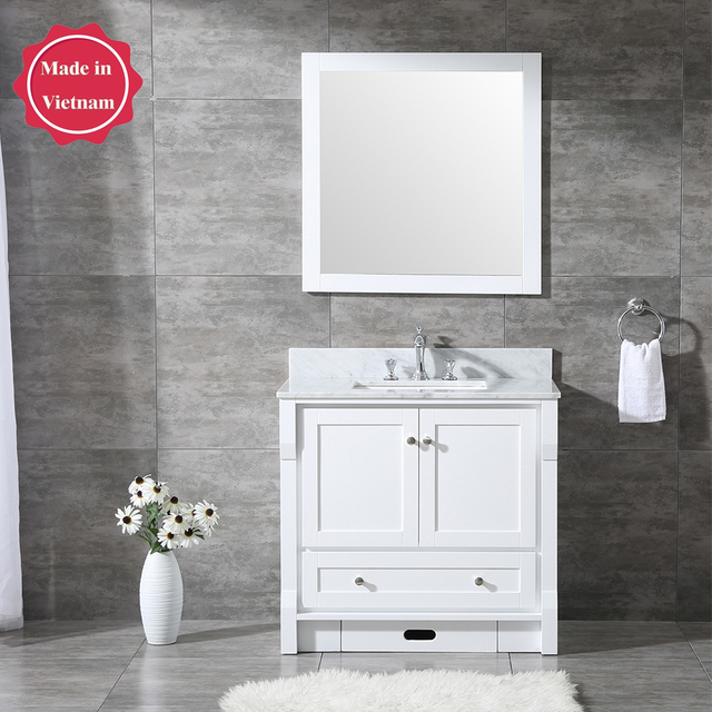 36 inch small corner Bathroom Vanity