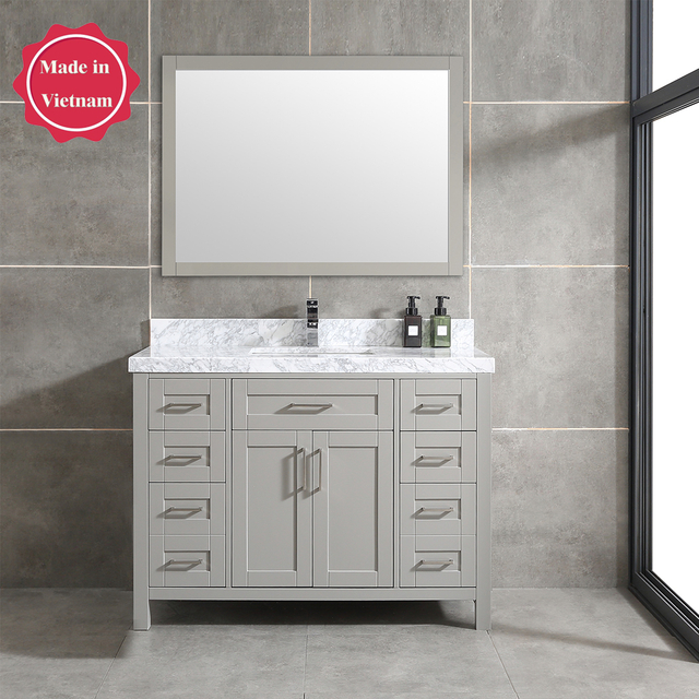 48inch grey corner Bathroom Vanity