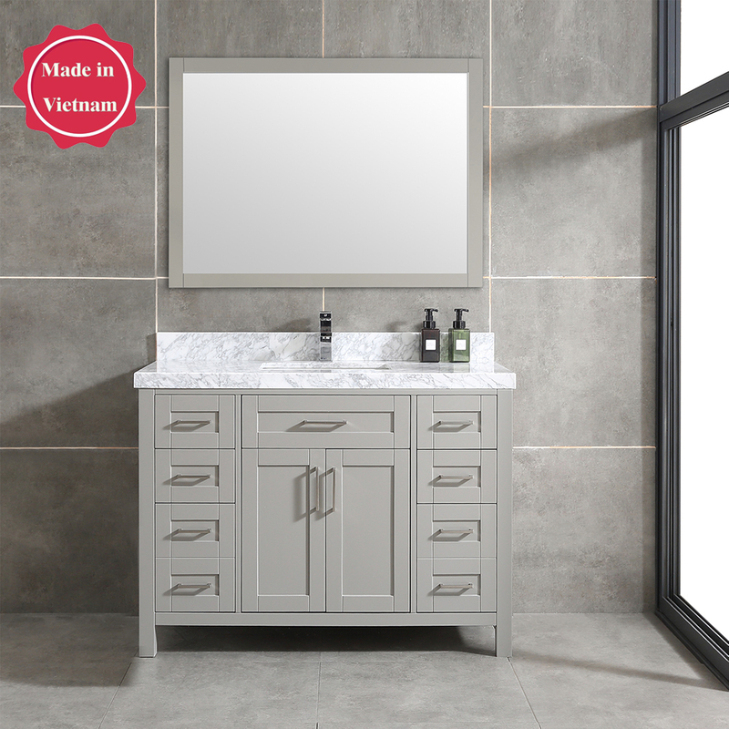 48inch grey corner Bathroom Vanity
