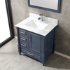 antique blue floor mounted Bathroom Vanity