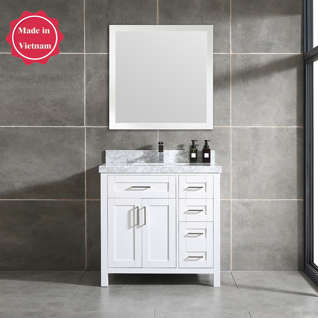 36 inch vintage corner Bathroom Vanity