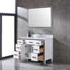 48 inch single white Bathroom Vanity with sink