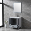 30 inch grey single sink Bathroom Vanity